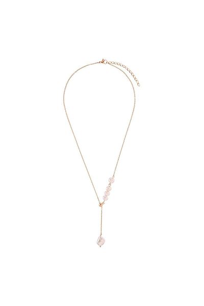 Heideman Halskette Damen Mit Perle Luzi Rose Goldfarben Modisch
