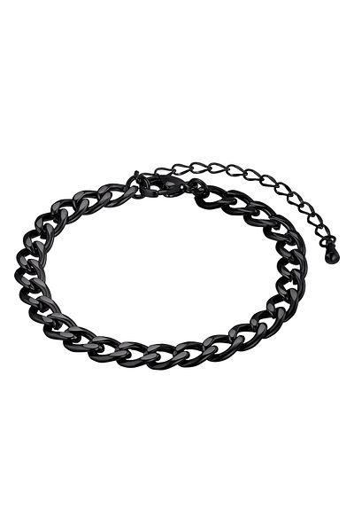 Heideman Gliederarmband Keanu schwarz farben casual