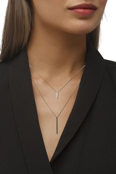 Heideman Kette Mit Anhänger Duplo Goldfarben Modisch