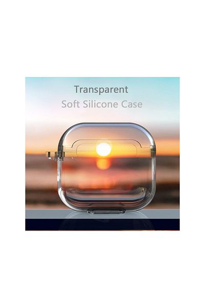 NANOSPACE AirPods Pro (2nd generation) Transparent Compatible Case Ultra Thin Slim