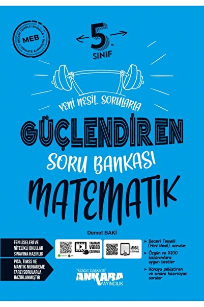 Ankara Yayınevi Ankara Yayıncılık 5.sınıf Güçlendiren Matematik Soru Bankası ...