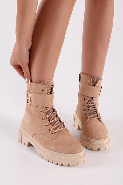 SOLMAZ TASHA TEN SUEDE STONE POSTAL