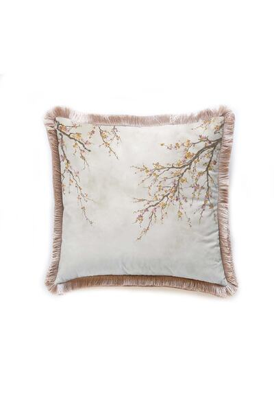 Adawall Gold Mini Flowers Velvet Pillow (Filler Bead Fiber, International Was...