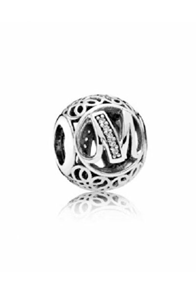 My Story Klasik M Harfi Gümüş Charm