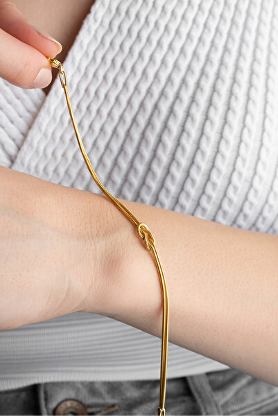 Silvano Jewelry 925 Ayar Gümüş Aşk Düğümü Bileklik