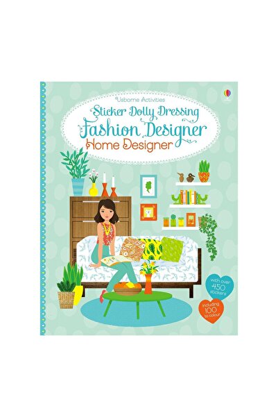 Usborne Sticker Dolly Dressing Fashion Designer Home Designer