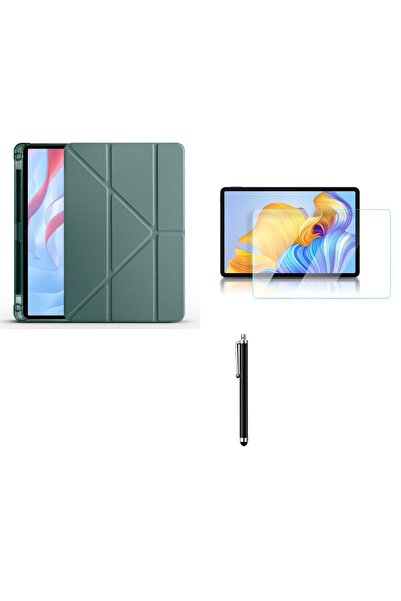 Nezih Case Huawei Honor Pad X9 Tri Folding Kalem Bölmeli Standlı Pu Deri Kılı...