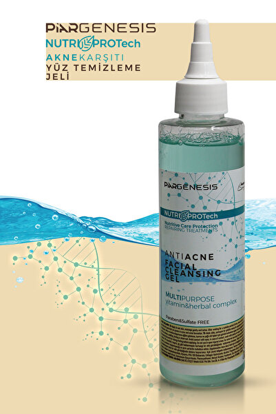 Piar Genesis جل منظف للوجه مضاد لحب الشباب من نوتري بروتيك، 200 مل