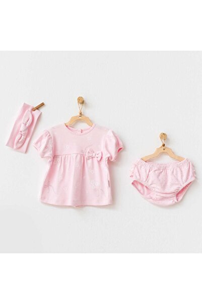 andywawa Baby Girl Pink Set 3 Pieces Set Mılly Ballet
