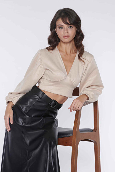 SOLİLDE Πέτρινο σουέτ με κορδόνια στο πίσω μέρος