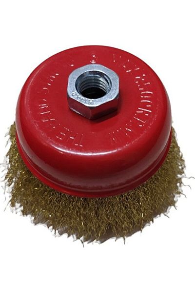 Strong Wave Wire Fringed Bowl Wire Brush 75 mm