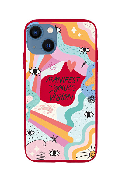 KaffCase حافظة هاتف مميزة لهاتف آيفون 13 مطبوعة بتصميم رؤيتك