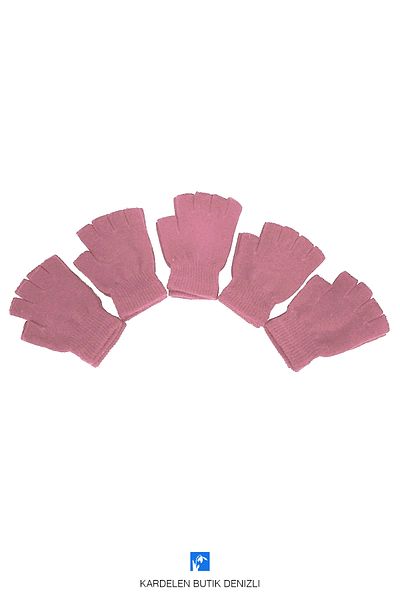 Kardelen Butik Denizli Knitted, Fingerless, Cycling Gloves (Unisex)