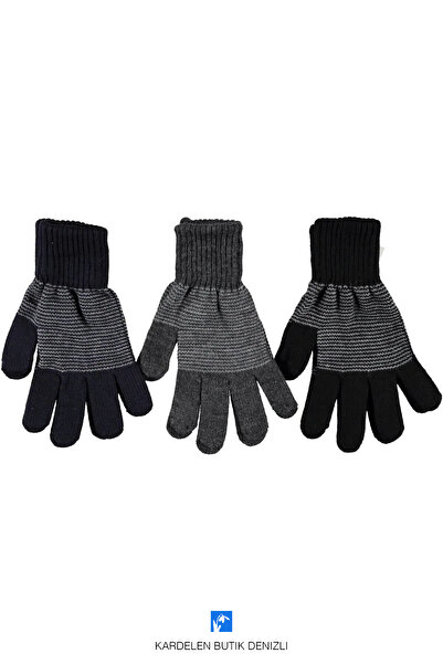 Kardelen Butik Denizli Mănuși de iarnă unisex personalizate din tricot jacquard