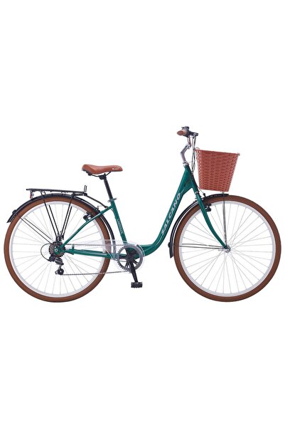 Salcano Sarajevo 700 Unisex VR 17'' Şehir Bisikleti Mat Yeşil-Beyaz