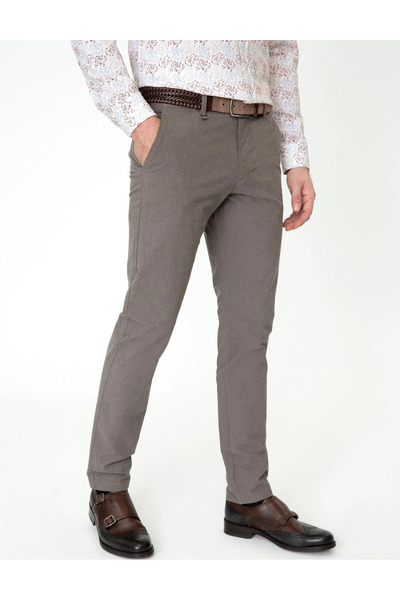Cacharel Erkek Slim Fit Kanvas Pantolon G051SZ078.000.1371029.VR029