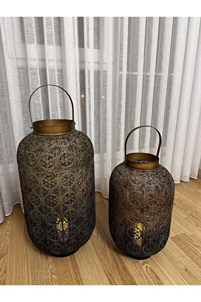 THE LİNSE Metal Dekoratif Mum