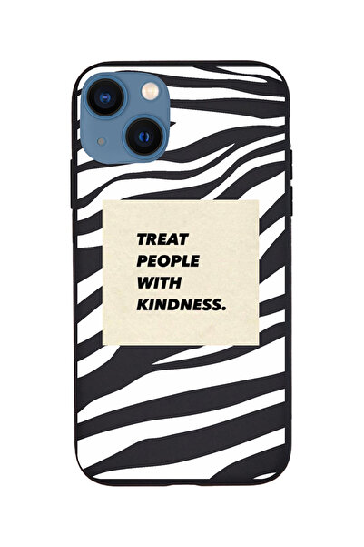 KaffCase حافظة هاتف فاخرة لهاتف آيفون 14 بلس زيبرا تريت