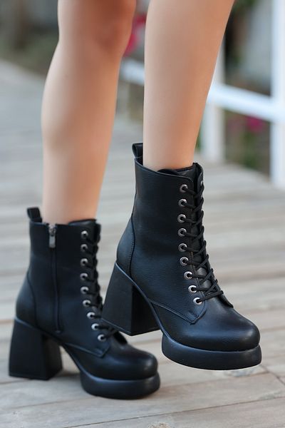 LEYDİ SHOES CIZME DESPINA NEGRE PIELE