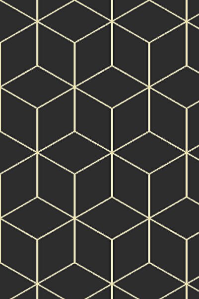 makiteks 100% Cotton Geometric Jeha Anthracite 100x200+50x70 Single Elastic Sheet Set