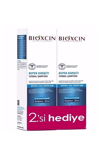 Bioxcin Aqua Thermal 300 Ml Anti-Dandruff - 2.Gift Shampoo