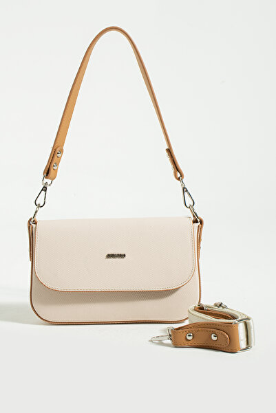 Just Polo JUSTPOLO KADIN ORİJİNAL LACOS 3 BÖLMELİ OMUZ VE ÇAPRAZ ÇANTASI