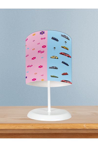 MEKTA HOME Girl Boy Hopscotch Patterned Baby and Children's Room Lampshade