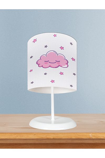 MEKTA HOME Smiling Cloud Patterned Baby and Children's Room Lampshade
