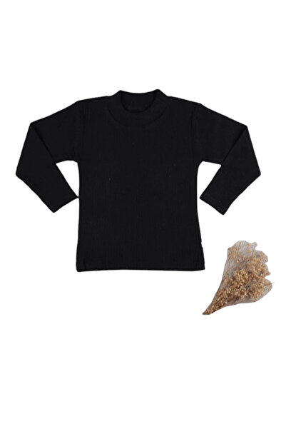 By Cwhr Cotton Soft Half Turtleneck Ribbed Winter Children's Badi Girls' Badi Winter Boys' Badi