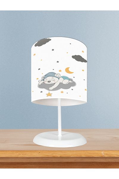 MEKTA HOME Blue Bear Patterned Cute Children's Lampshade - BABY AND CHILDREN'S ROOM