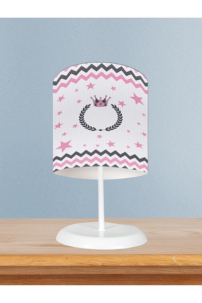 MEKTA HOME Crown and Wreath Patterned Zigzag Baby and Kids Lampshade