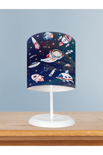 MEKTA HOME Alien Astronaut Patterned BABY and CHILD Lampshade