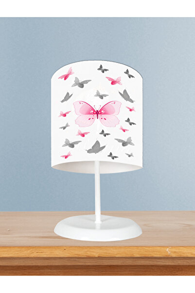 MEKTA HOME عاكس الضوء لغرفة الأطفال والرضع بنمط الفراشة الوردية