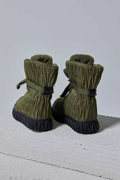 DUYGUSHOESBAG İthal Paraşüt Kumaş Biyeli Model Yeşil Bot