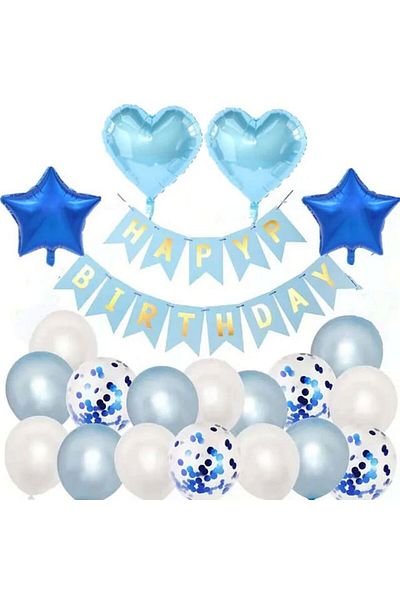 DÜVENCİ TİCARET Blue Balloon Set