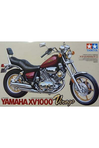 TAMIYA 1/12 Yamaha Virago Xv1000 Plastic Motorcycle Model Kit, Disassembled Hobby Set