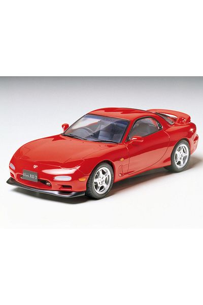 TAMIYA 1/24 Efini RX-7 Plastic Car Model Kit, Disassembled Hobby Set