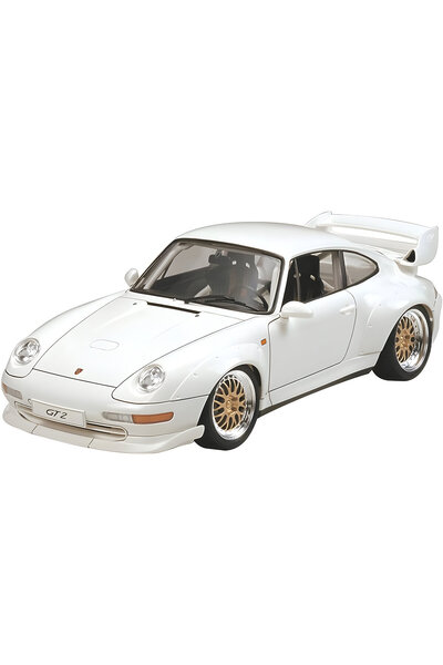 TAMIYA 1/24 Porsche 911 GT2 Road Version Club Sport Plastik Araba Maket Kiti, Demonte Hobi Seti