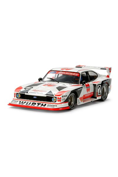 TAMIYA 1/24 Ford Zakspeed Turbo Capri Gr.5 Würth Plastic Car Model Kit, Disassembled Hobby Set
