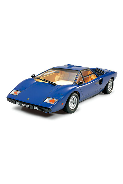 TAMIYA 1/24 Lamborghini Countach Lp400 Plastik Araba Maket Kiti, Demonte Hobi...