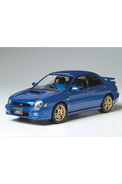 TAMIYA 1/24 Subaru Impreza WRX Sti Plastic Car Model Kit, Disassembled Hobby Set