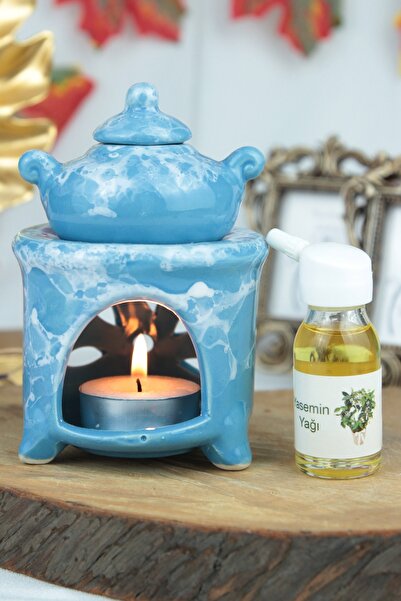 moryconcept Buhurdanlık Demlik Tasarımlı & Buhur Koku Mum Set