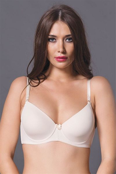 Magic Form 3045 حمالة صدر نسائية إكرو رفيعة من القماش العادي بدون خياطة