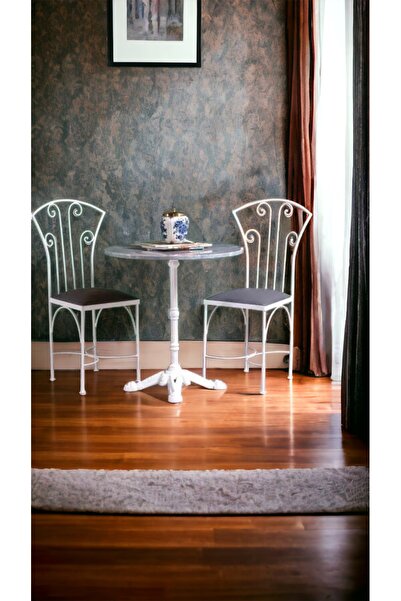 HALUK BİLYELİ VİNTAGE MERMERLİ MASA