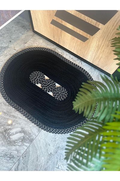 MONALİKA ,Wicker Mat, Bath Mat, Door Mat, Decor, Carpet, Mat jute