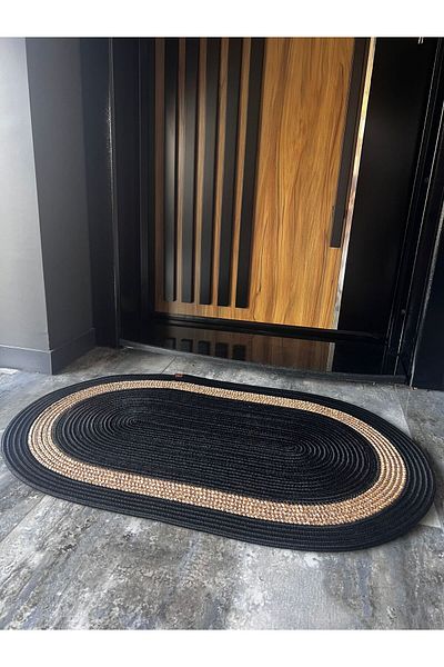 MONALİKA ,Wicker Mat, Bath Mat, Door Mat, Decor, Carpet, Mat jute