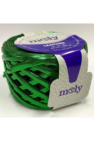 Moly Μεταλλικό Δερμάτινο Σχοινί Πράσινο (120 γρ.)