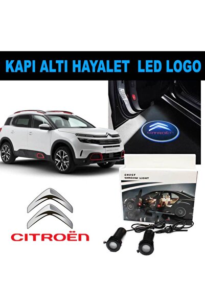 Star Klips Kapı Altı 3D Hayalet LED Logo Citroen