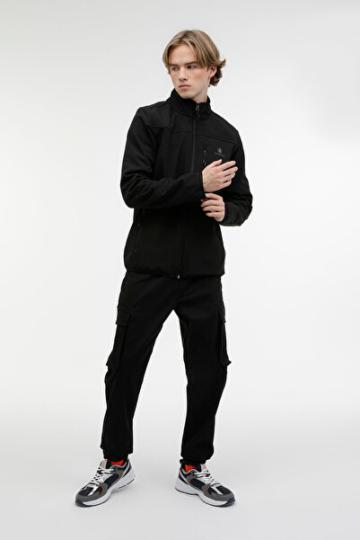 lumberjack ML SOFTSHELL TRCK TOP 3PR Black Men's Softshell