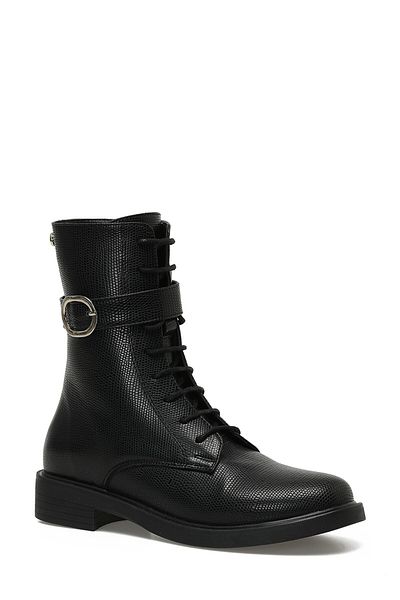 İnci Cizme plate de damă LILY 3PR negre